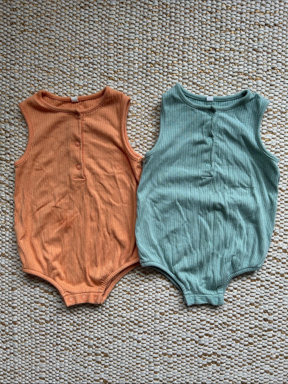 Mori baby bubble rompers bundle of 2